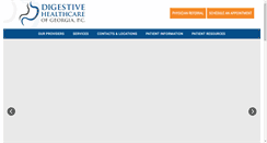 Desktop Screenshot of digestivehealthcare.net