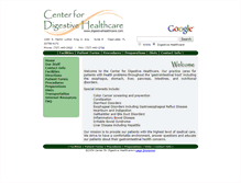 Tablet Screenshot of digestivehealthcare.com